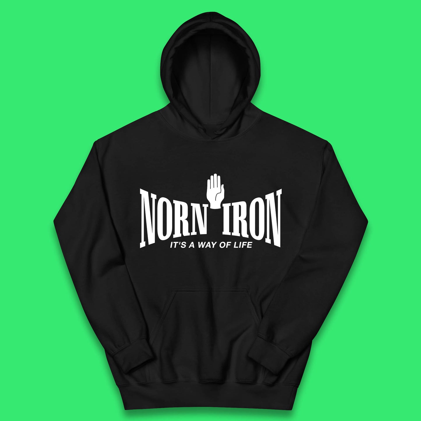 Norn Iron It's a Way of Life Kids Hoodie