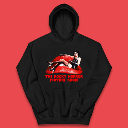 The Rocky Horror Show Halloween Horror Movie Red Lips Kids Hoodie