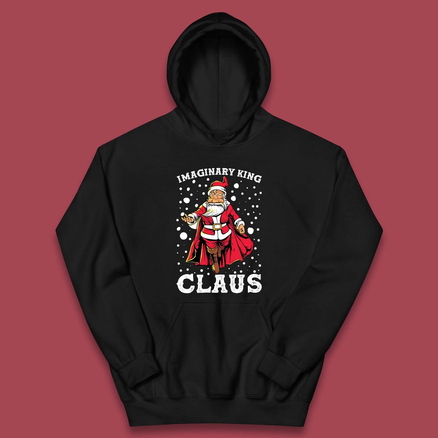 Imaginary King Claus Christmas Kids Hoodie