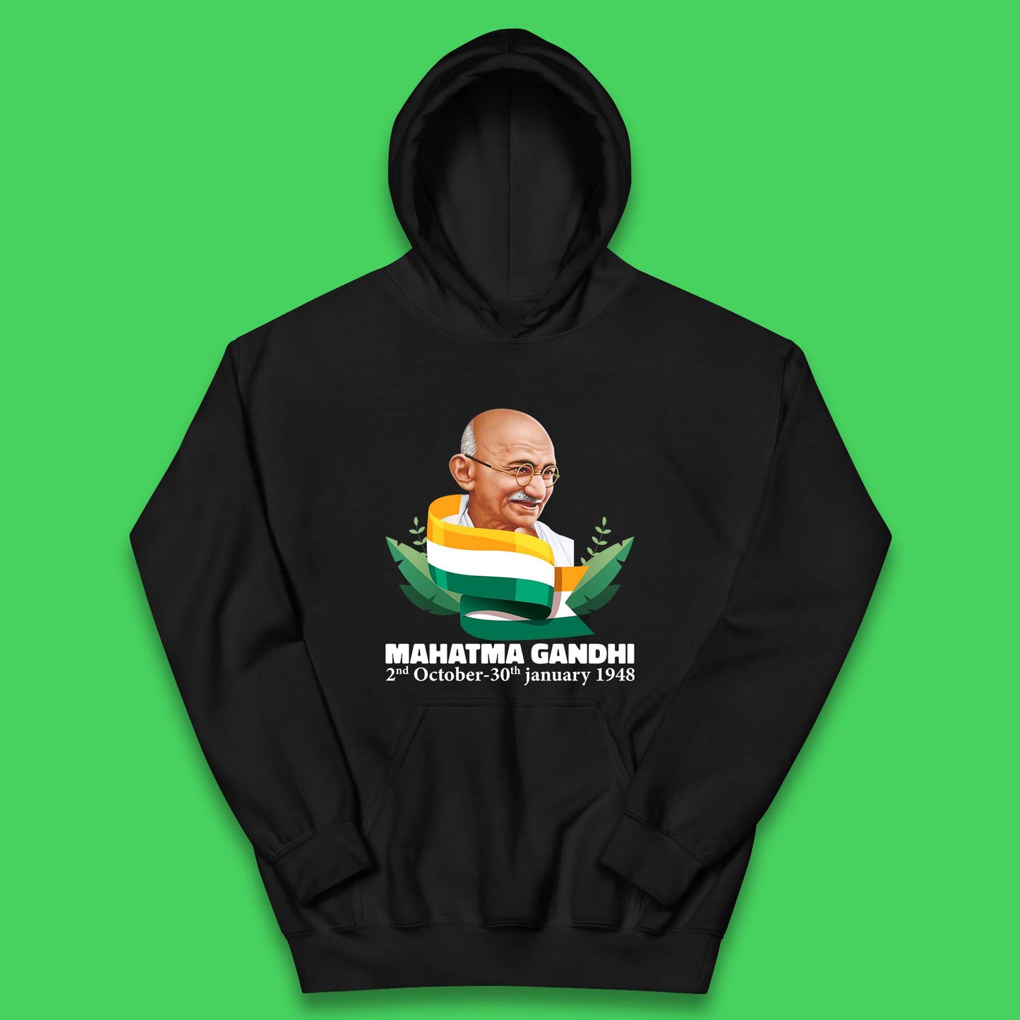 Mahatma Gandhi Kids Hoodie