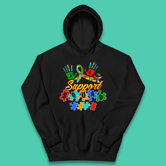 Autism Support Squad Kids Hoodie