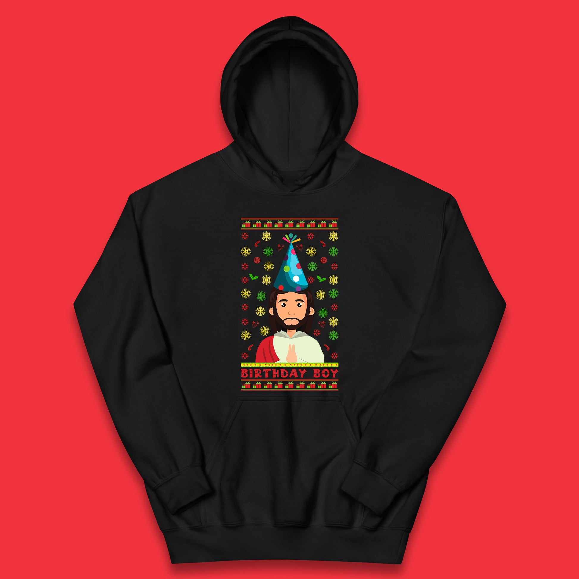 jesus birthday boy christmas hoodie