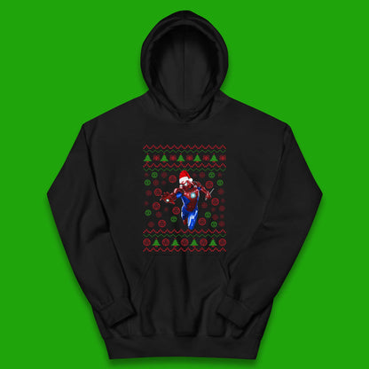 Iron Spider Man Suit Christmas Kids Hoodie