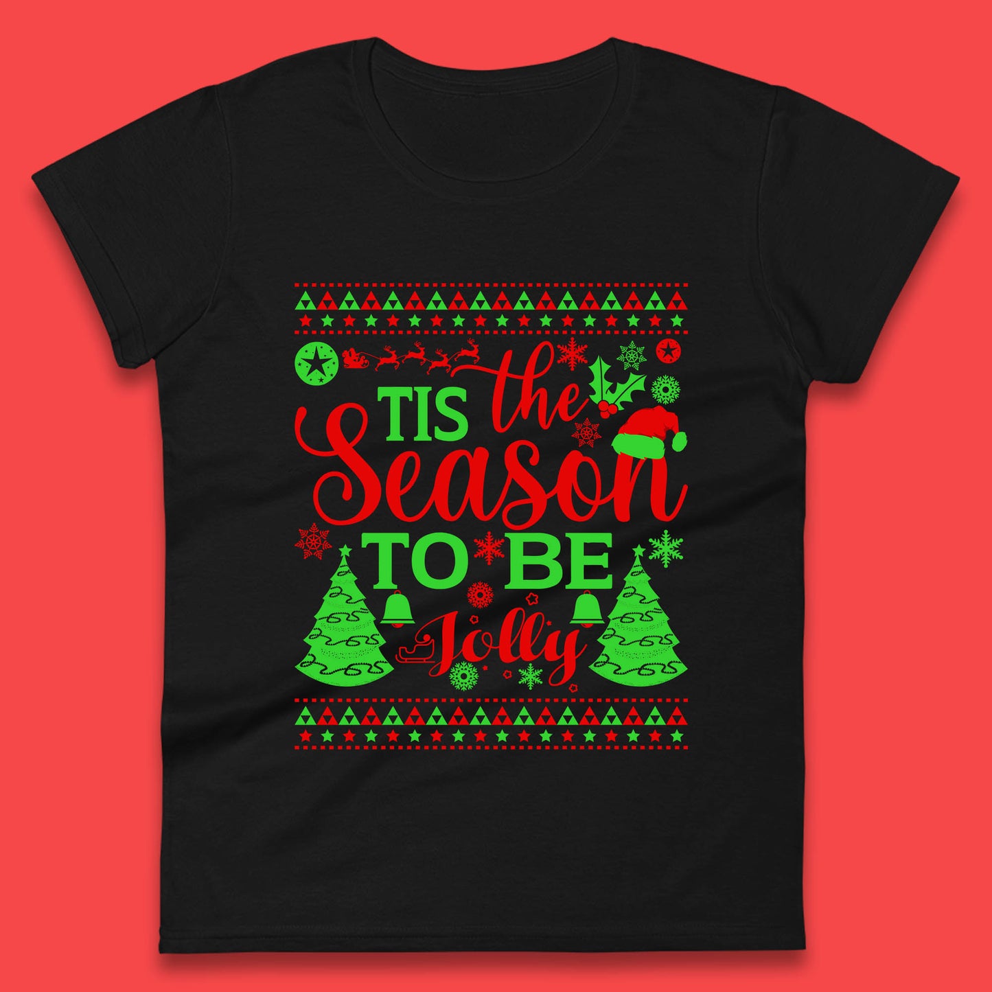 tis the season to be jolly womens t shirt