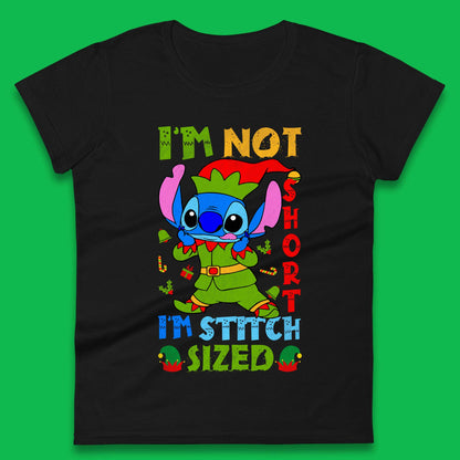 Elf Stitch Christmas Womens T-Shirt