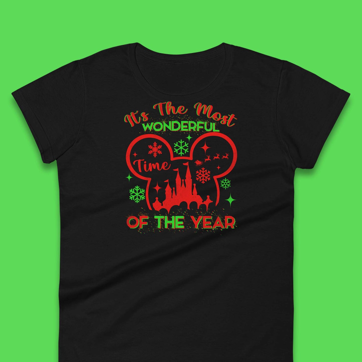 womens disney christmas t shirts