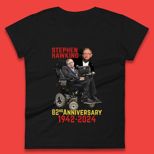 Stephen Hawking Womens T-Shirt