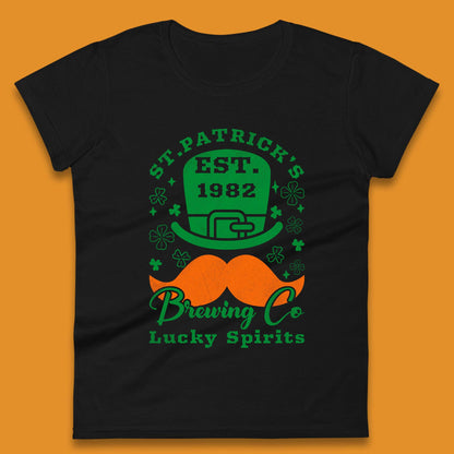 St. Patrick's EST 1982 Brewing Co Womens T-Shirt