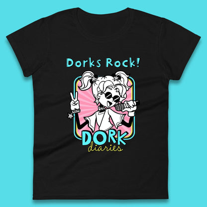 Dorks Rock Dork Diaries Womens T-Shirt