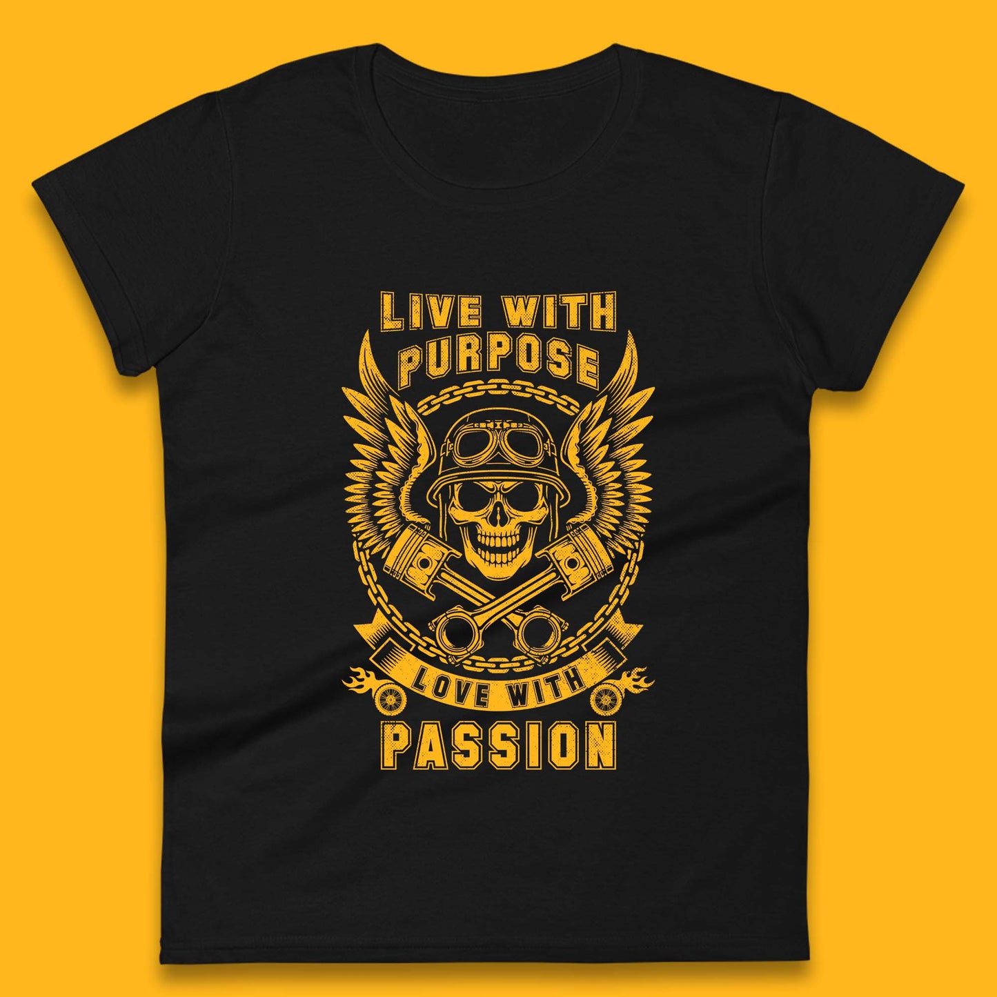 Live With Purpose Live With Passion Womens T-Shirt