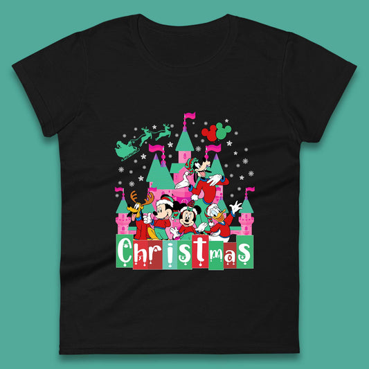 christmas disneyland womens t shirt