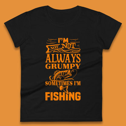 Grumpy Fisherman Womens T-Shirt