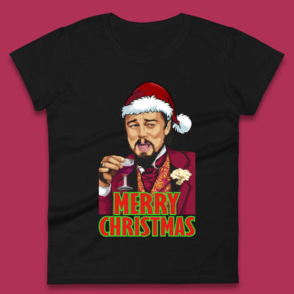 Leonardo DiCaprio Christmas Womens T-Shirt