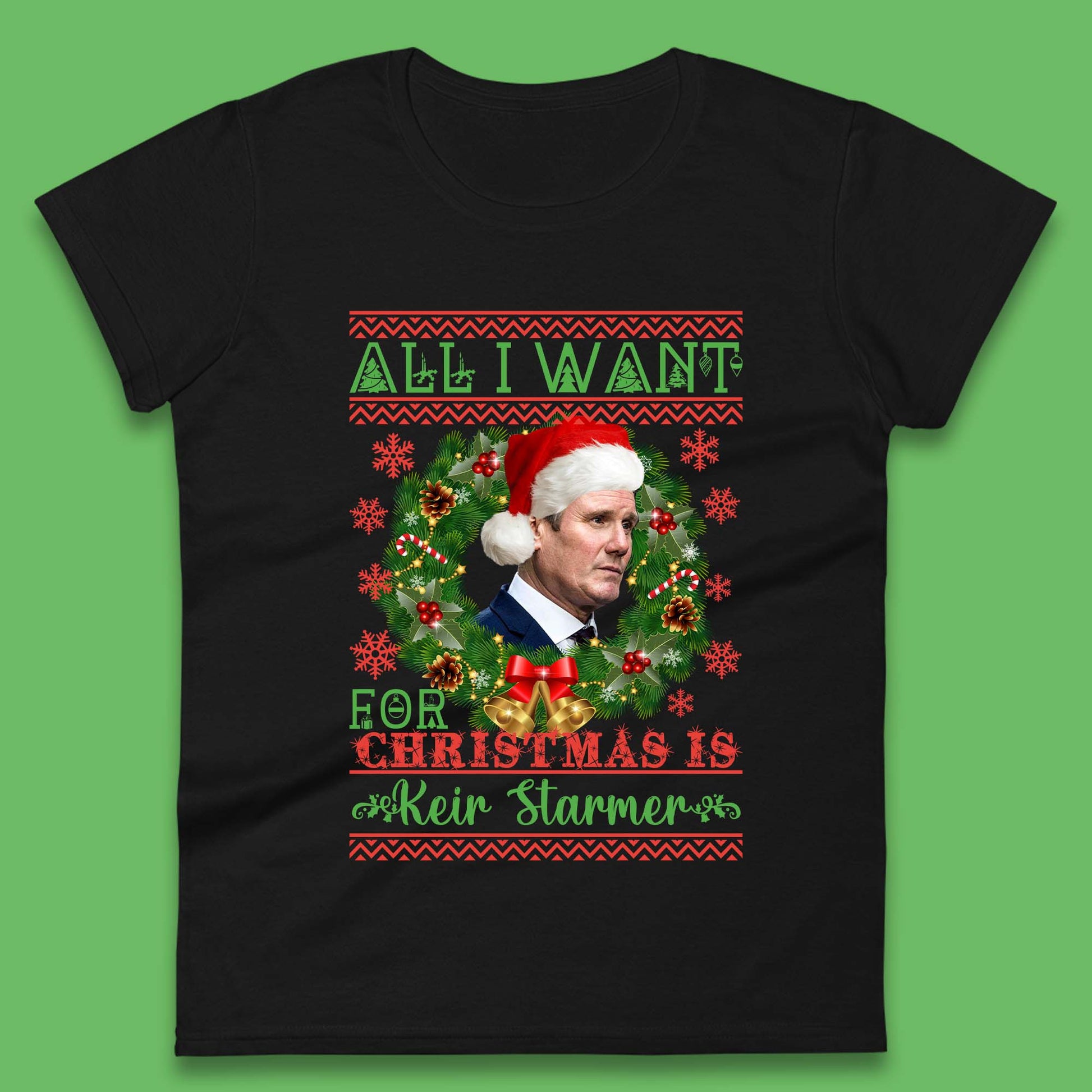 keir starmer christmas womens t shirt