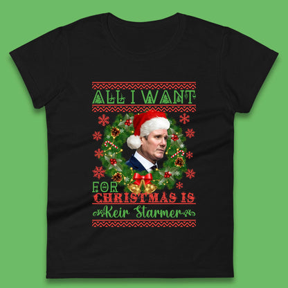 keir starmer christmas womens t shirt