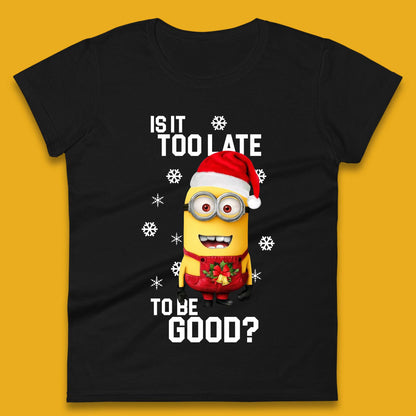 Minion Christmas Womens T-Shirt