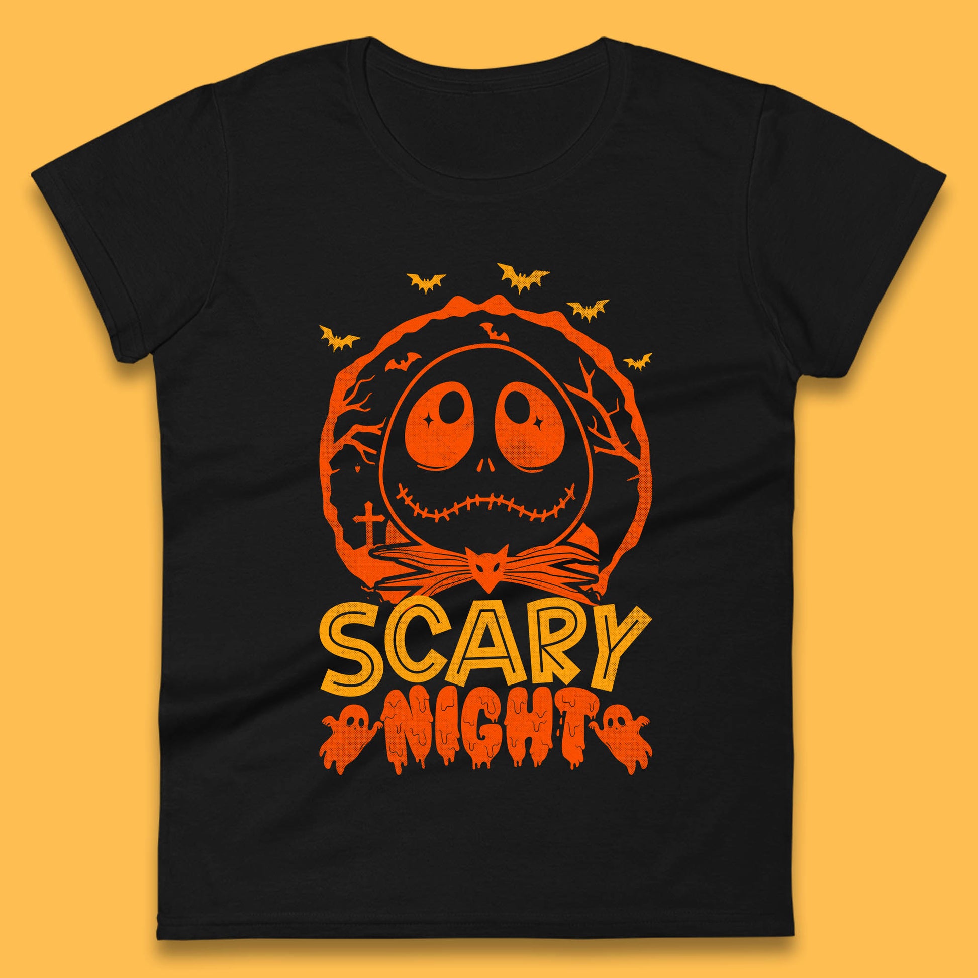 jack skellington womens t shirt