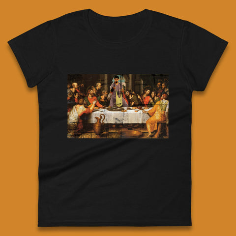 Jesus Quintana The Big Lebowski Dude Last Supper By Juan De Juanes Christmas Religious Christian Motives Womens Tee Top