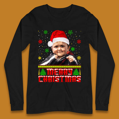 Hasbulla Mini Khabib Christmas Long Sleeve T-Shirt