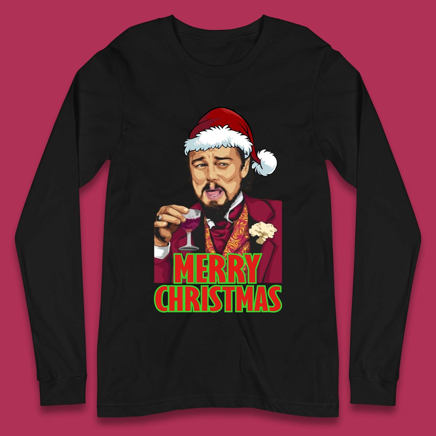 Leonardo DiCaprio Christmas Long Sleeve T-Shirt