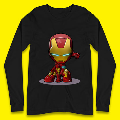 Marvel Avenger Iron Man Movie Character Ironman Costume Superhero Marvel Comics Long Sleeve T Shirt