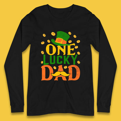 One Lucky Dad Patrick's Day Long Sleeve T-Shirt