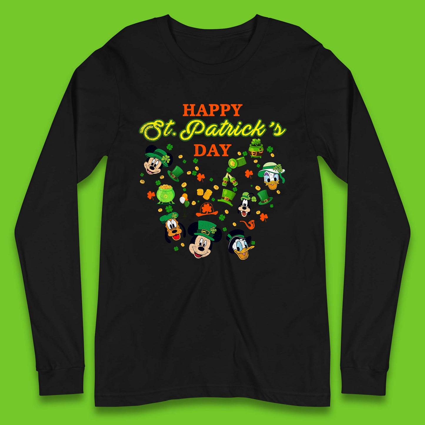 Disney Happy St. Patrick's Day Long Sleeve T-Shirt