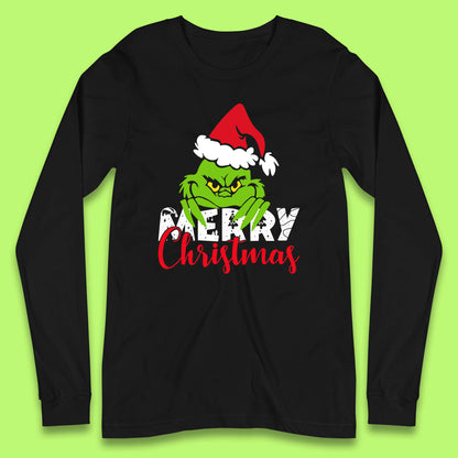 merry christmas grinch long sleeve t shirt