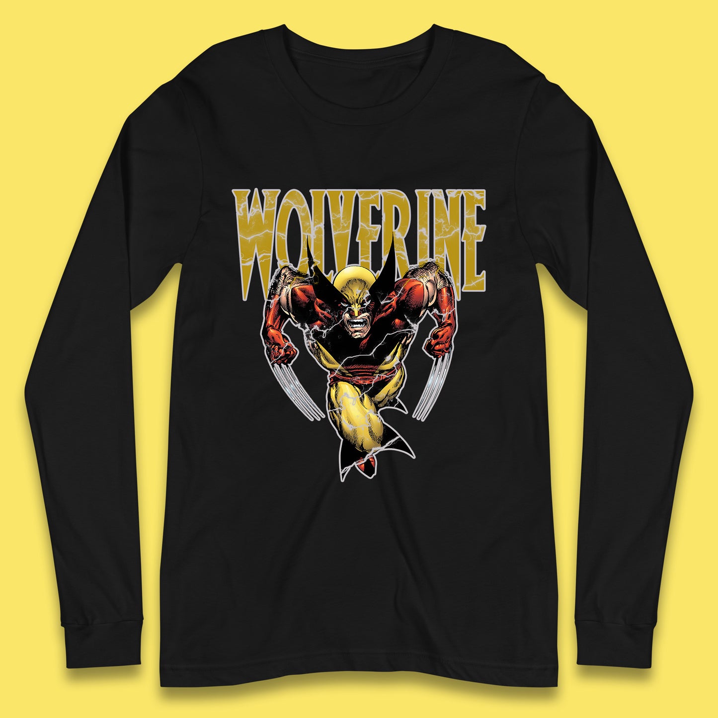 Wolverine Comic book character Marvel Comics Vintage Marvel Wolverine Long Sleeve T Shirt