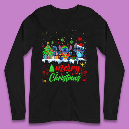 Stitch Squad Christmas Long Sleeve T-Shirt