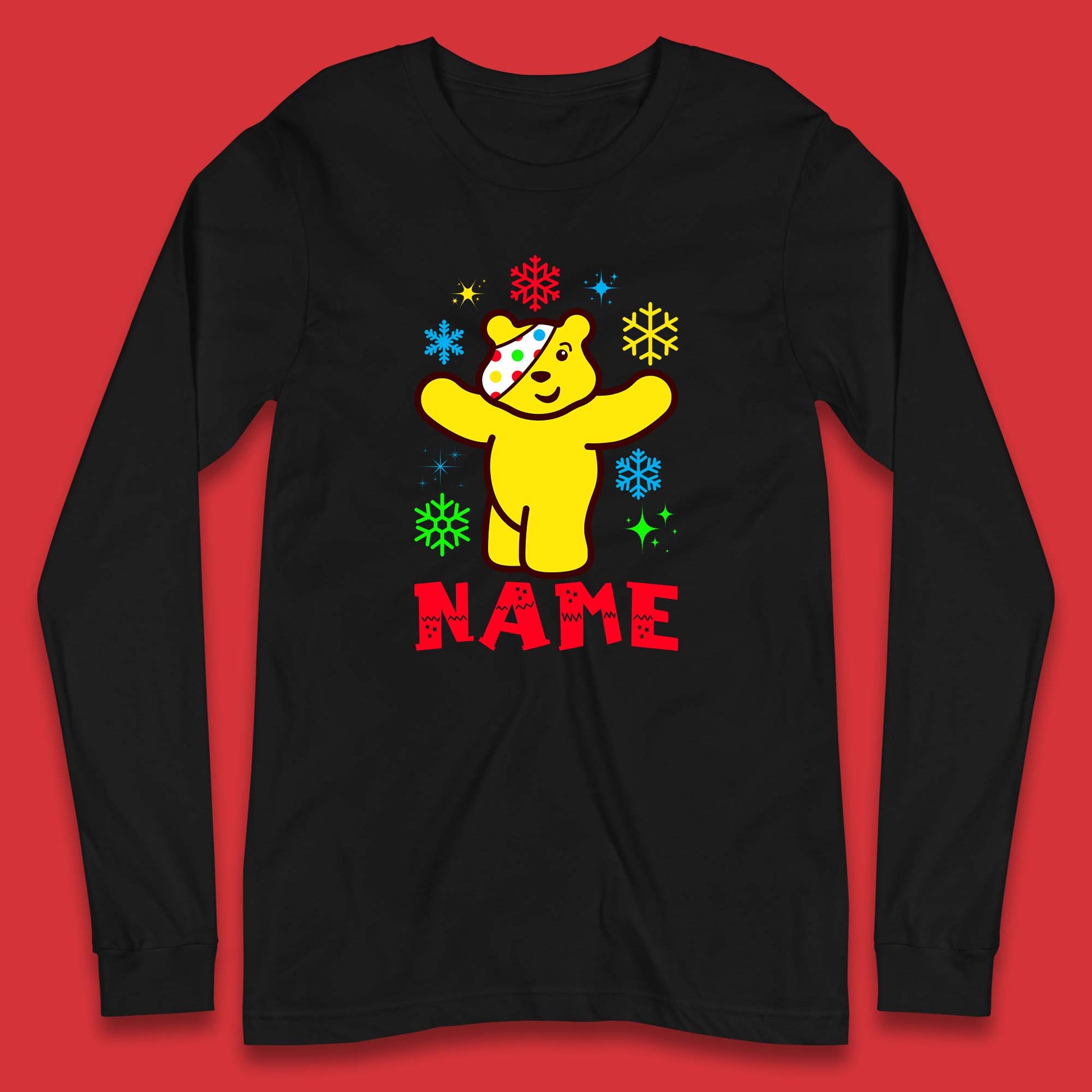 pudsey bear long sleeve t shirt