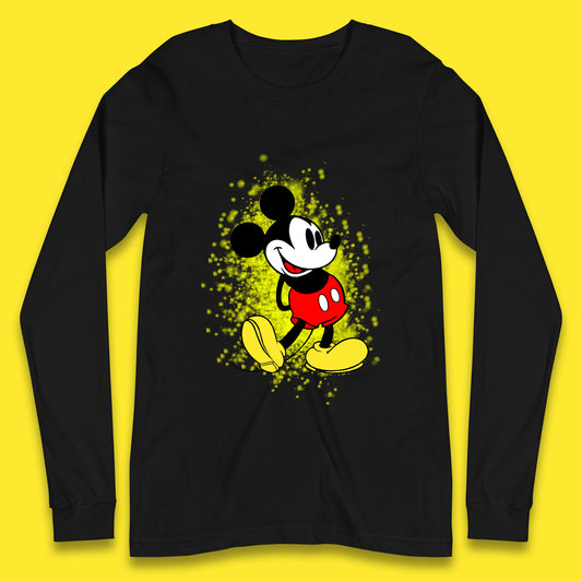 Disney Vintage Mickey Mouse Cartoon Character Disneyland Vacation Trip Disney World Long Sleeve T Shirt