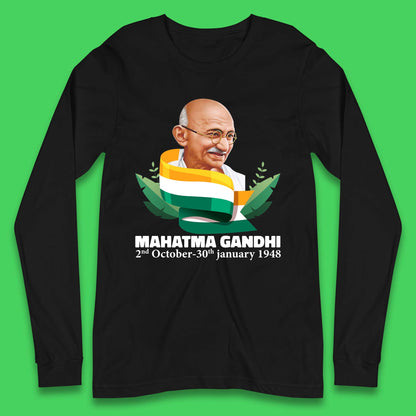 Mahatma Gandhi Long Sleeve T-Shirt