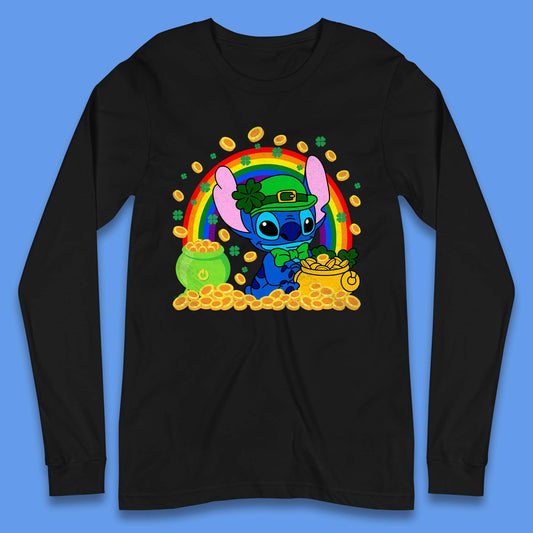 Disney Stitch St Patrick's Day Long Sleeve T-Shirt