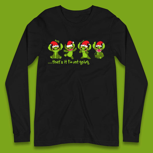 Grinch Stitch Christmas Long Sleeve T-Shirt