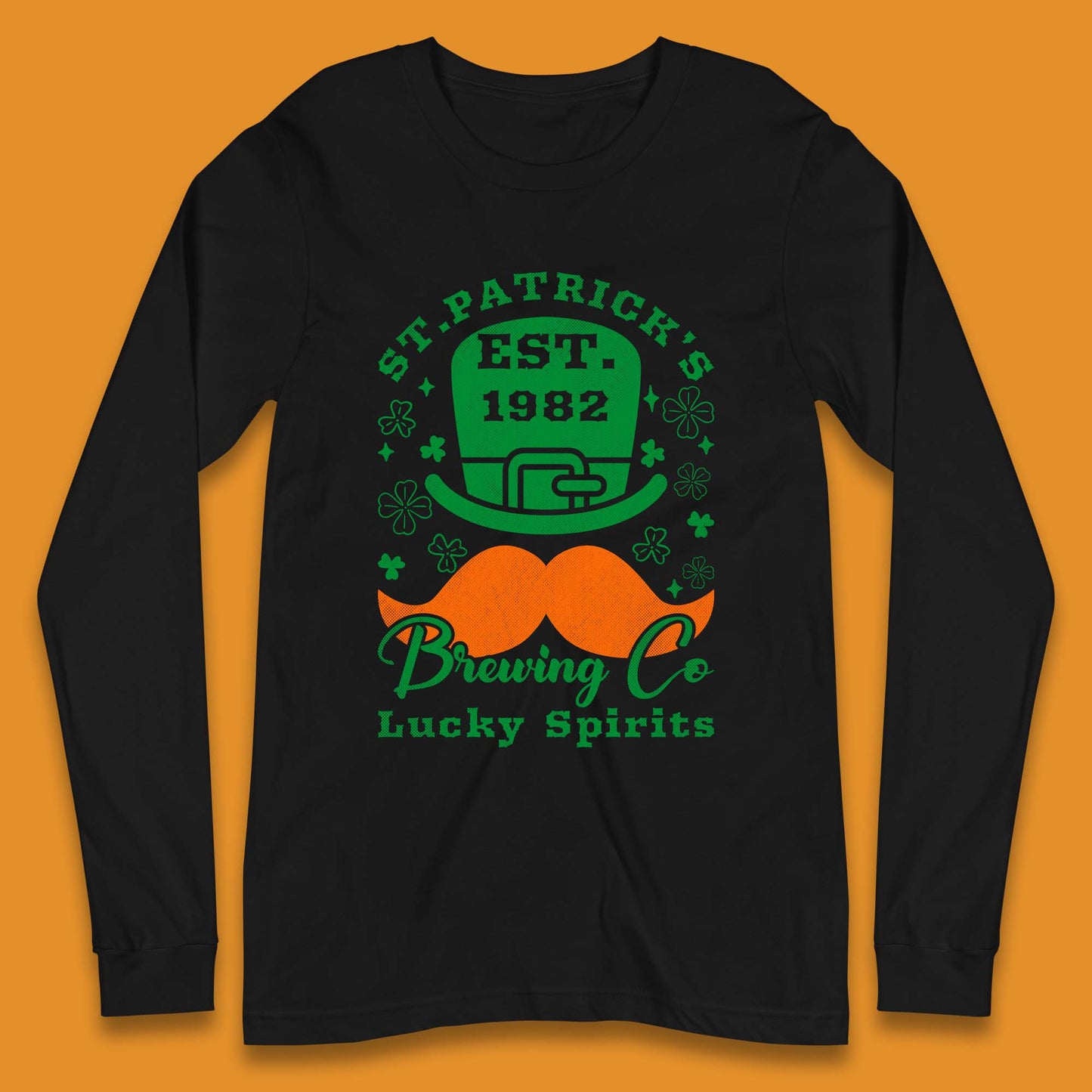 St. Patrick's EST 1982 Brewing Co Long Sleeve T-Shirt