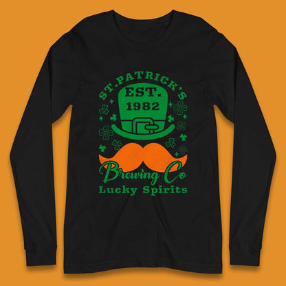 St. Patrick's EST 1982 Brewing Co Long Sleeve T-Shirt