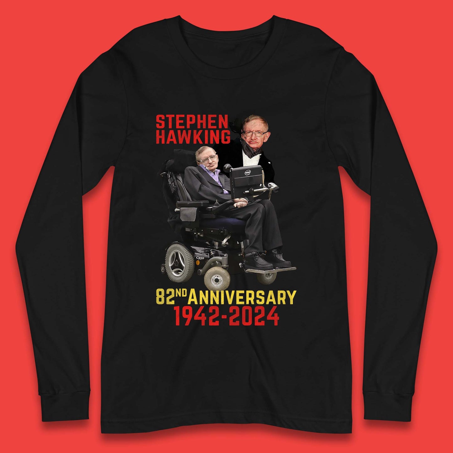 Stephen Hawking Long Sleeve T-Shirt