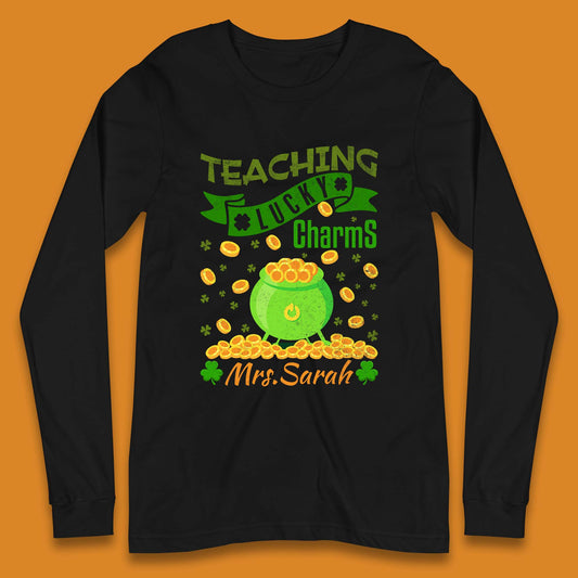 Personalised Teaching Lucky Charm Long Sleeve T-Shirt