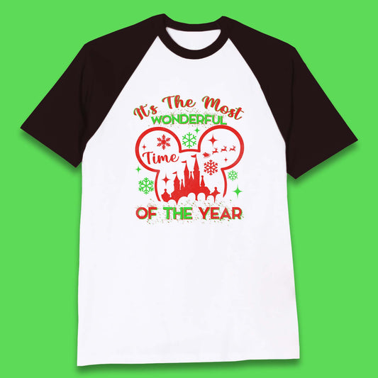 disney christmas baseball t shirt