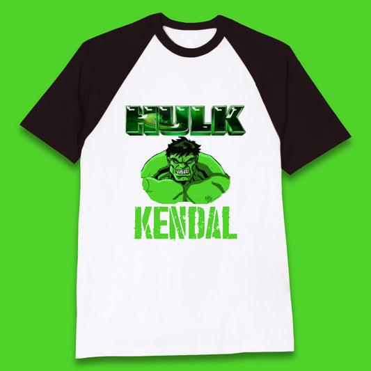 Personalised Hulk Your Name Marvel’s The Incredible Hulk  Marvel Avengers Hulk Giant Man Angry Hulk Superhero Baseball T Shirt