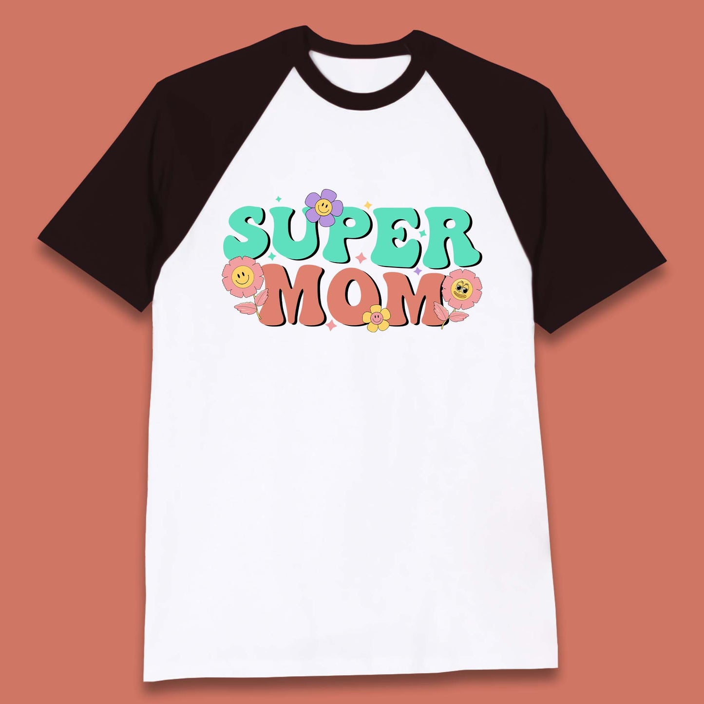 Super Mom Baseball T-Shirt