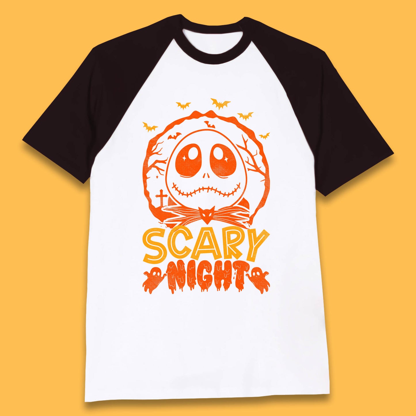 jack skellington baseball t shirt