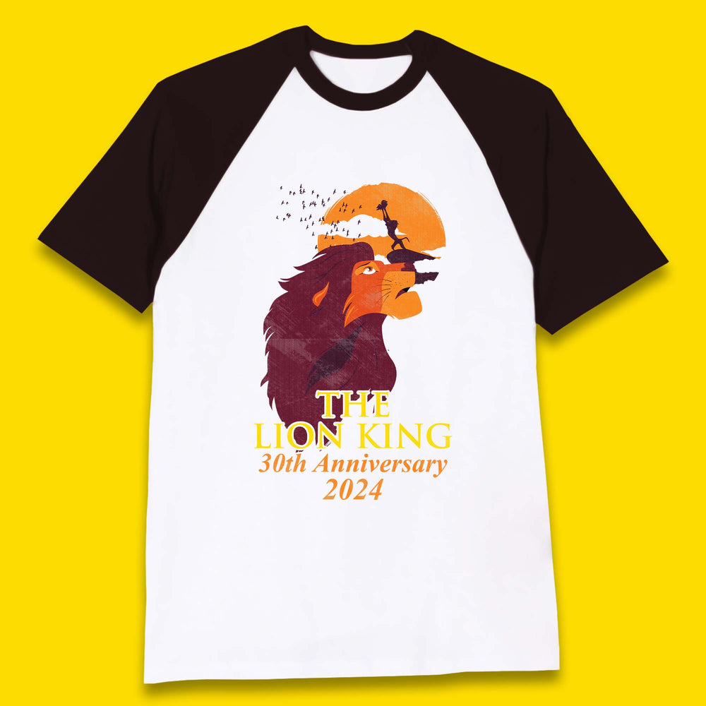 The Lion King 30th Anniversary 2024 Baseball T Shirt Spoofytees   Black 334ac83b F000 434a 80bc 760ad0f109a3 1000x1000 