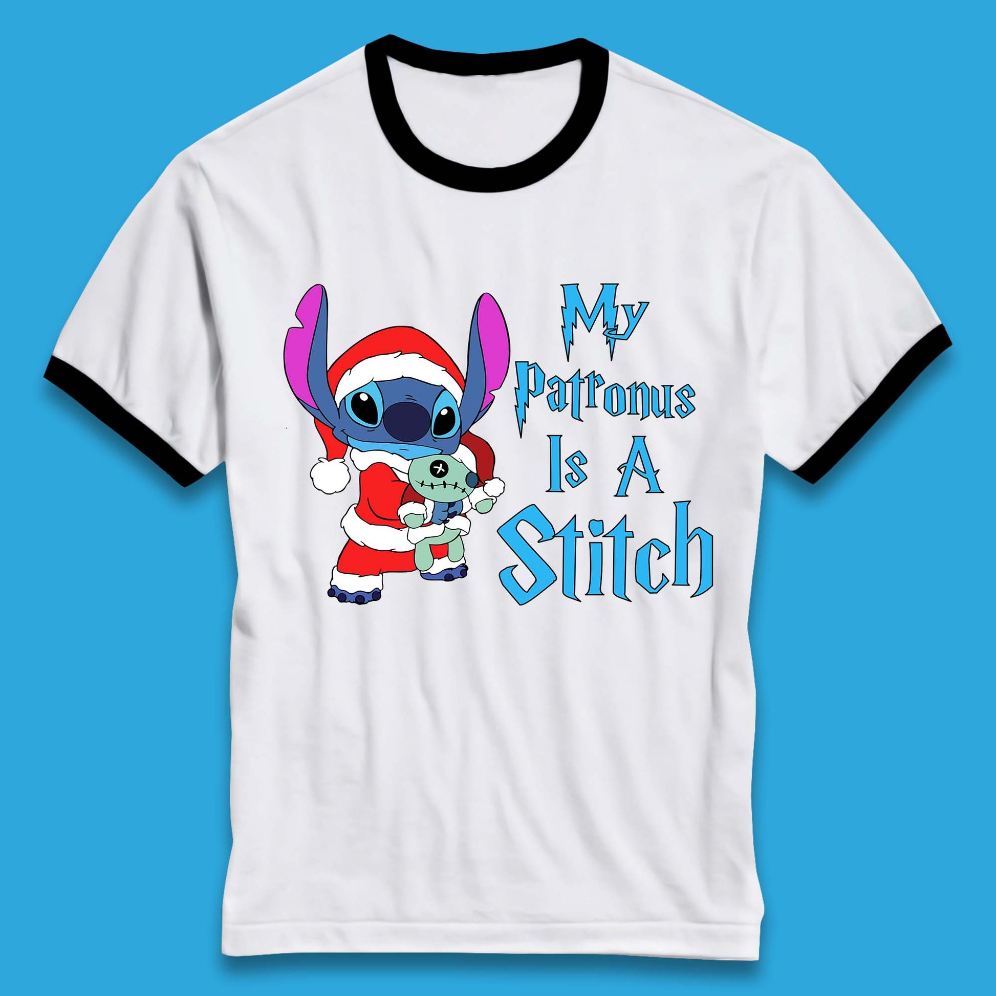 stitch christmas ringer t shirt