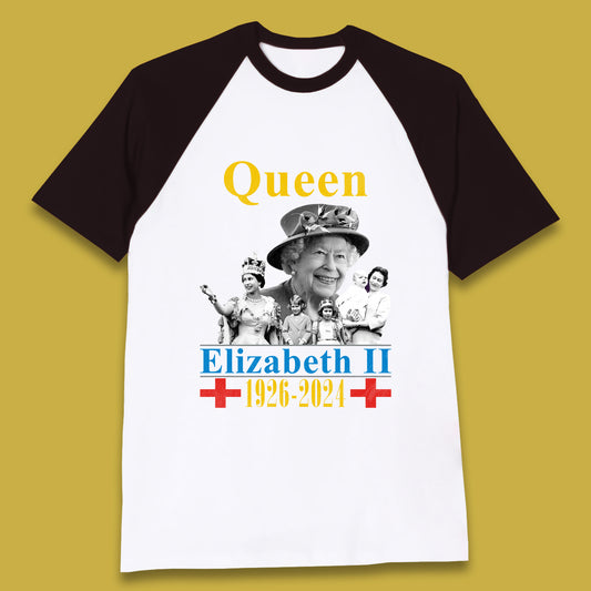 Queen Elizabeth II Baseball T-Shirt