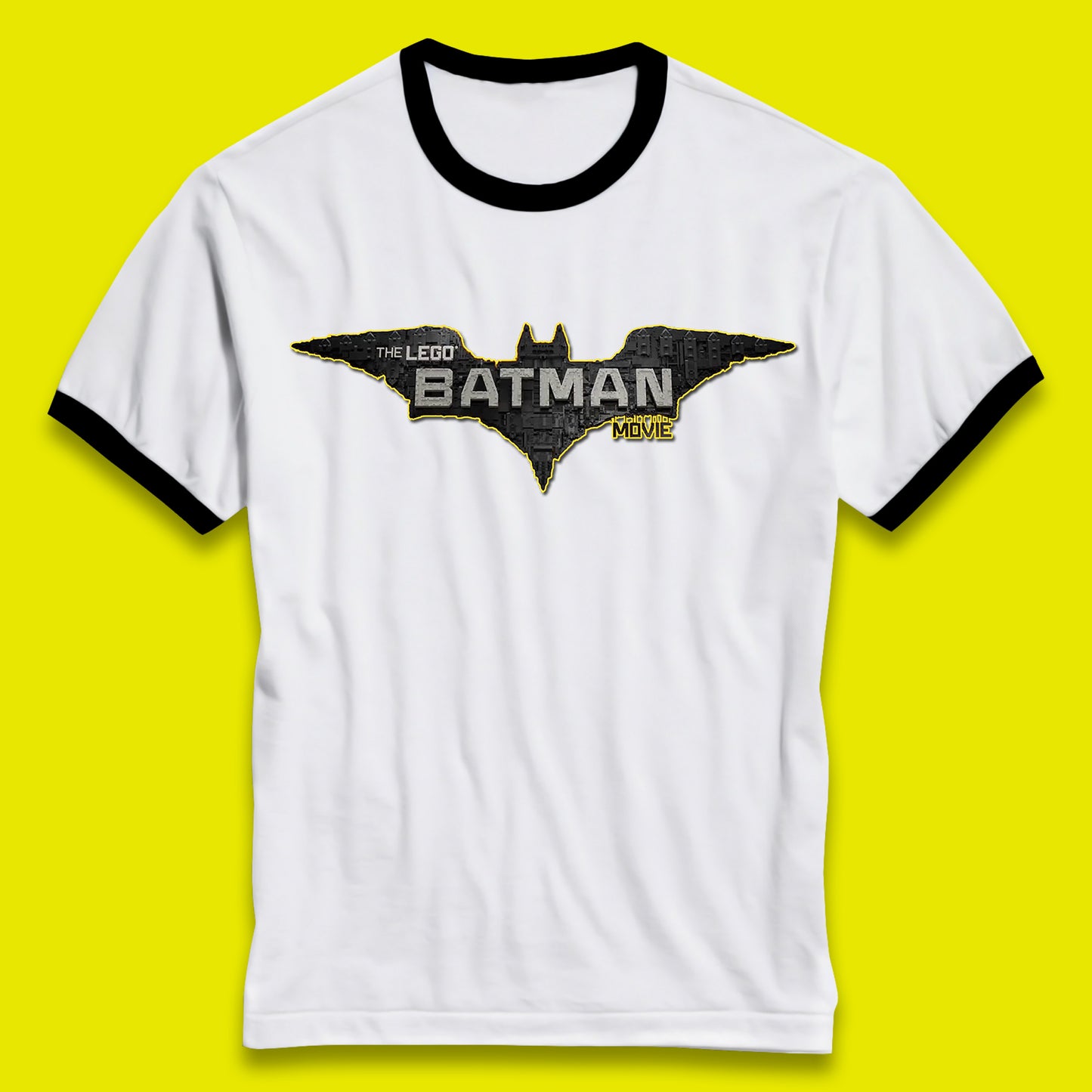 The Lego Batman Movie Computer Animated Superhero Comedy Film DC Comics Lego Batman Ringer T Shirt