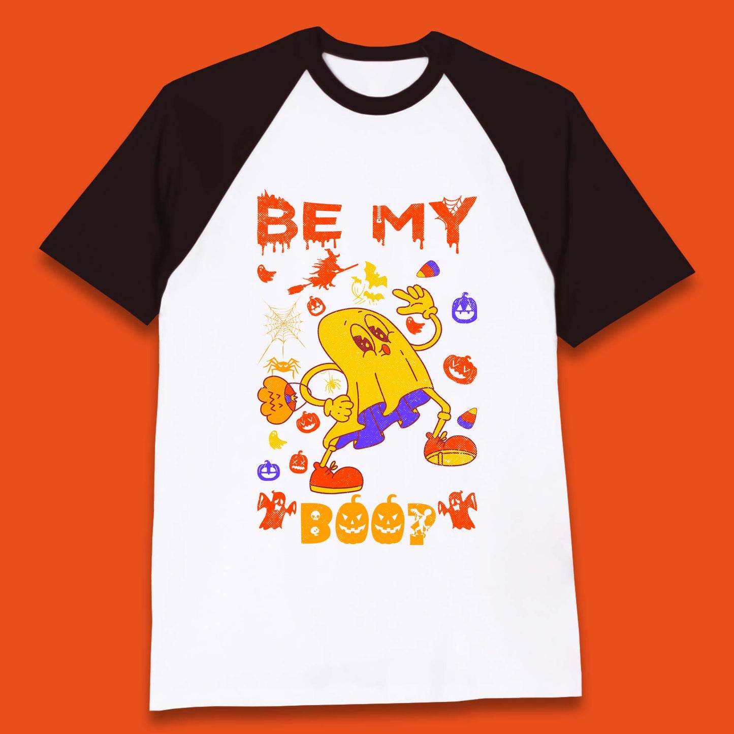 Bee My Boo Happy Halloween Boo Ghost Matching Costume Horror Scary Baseball T Shirt