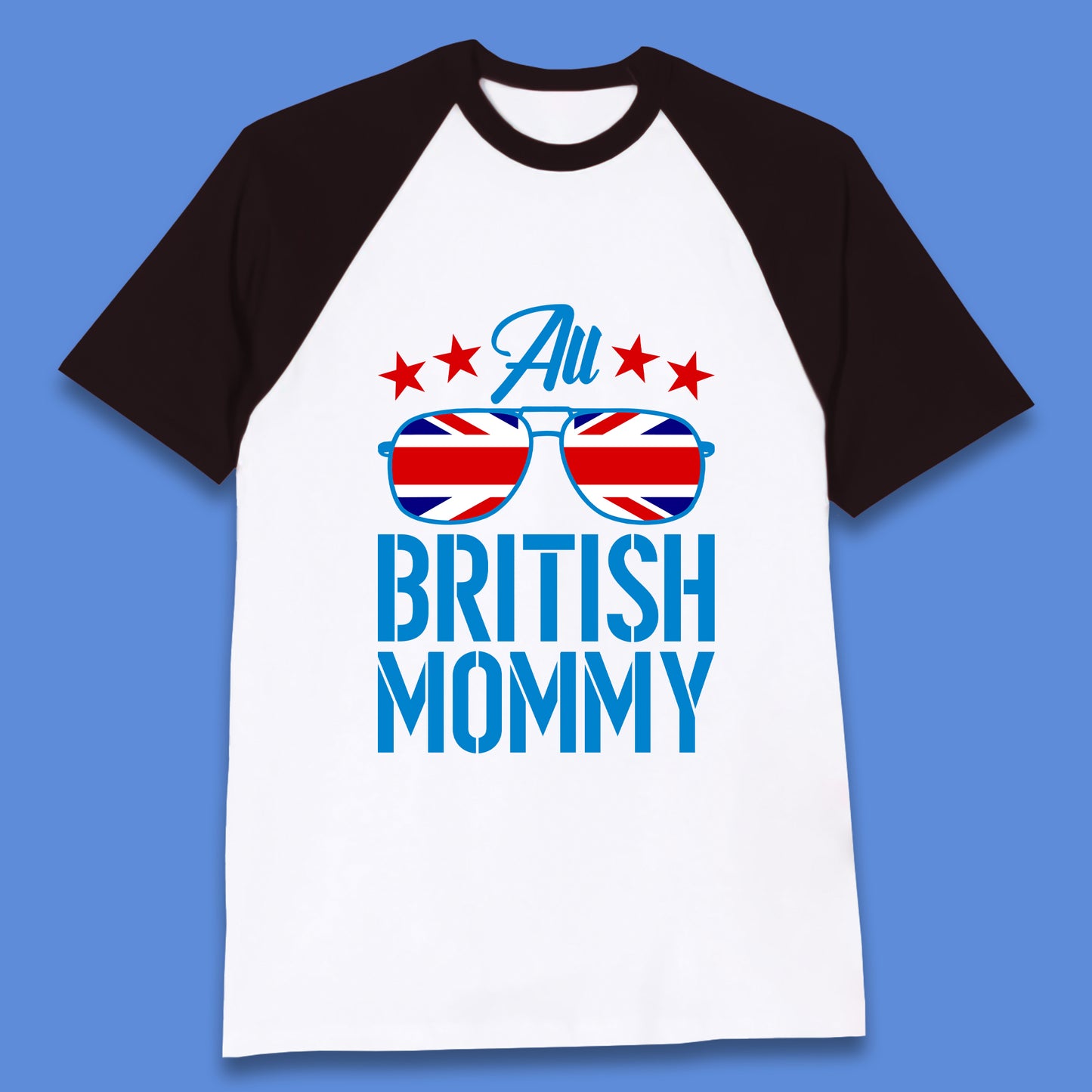 British Mommy Baseball T-Shirt