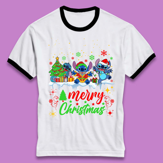 Stitch Squad Christmas Ringer T-Shirt